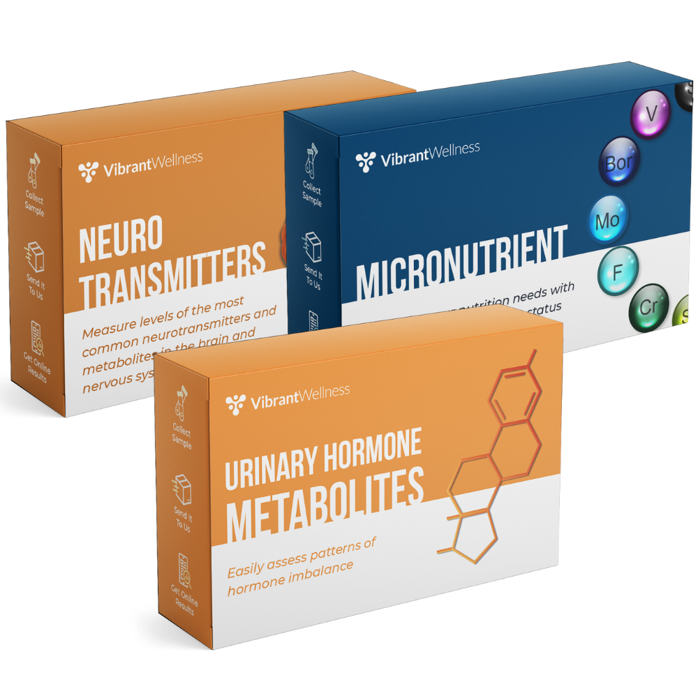 Hormone and Neurotransmitter Levels with Vibrant Wellness At Home Testing