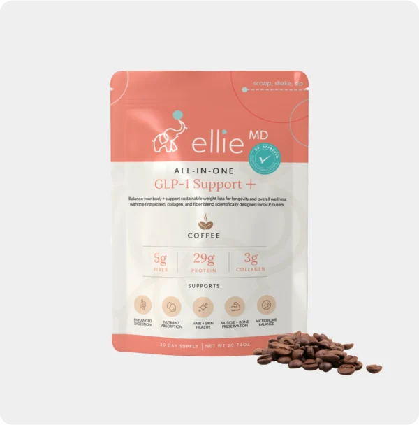 GLP-1 Support+ coffee flavor